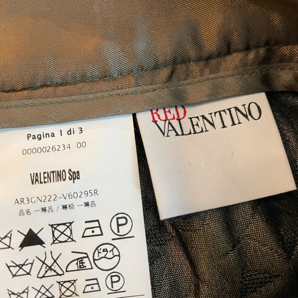 RED Valentino Gold Brocade Mini Skirt - Picture 4 of 6